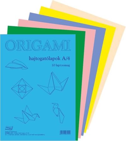 Origami hajtogatólapok A4 ,10lap /csomag